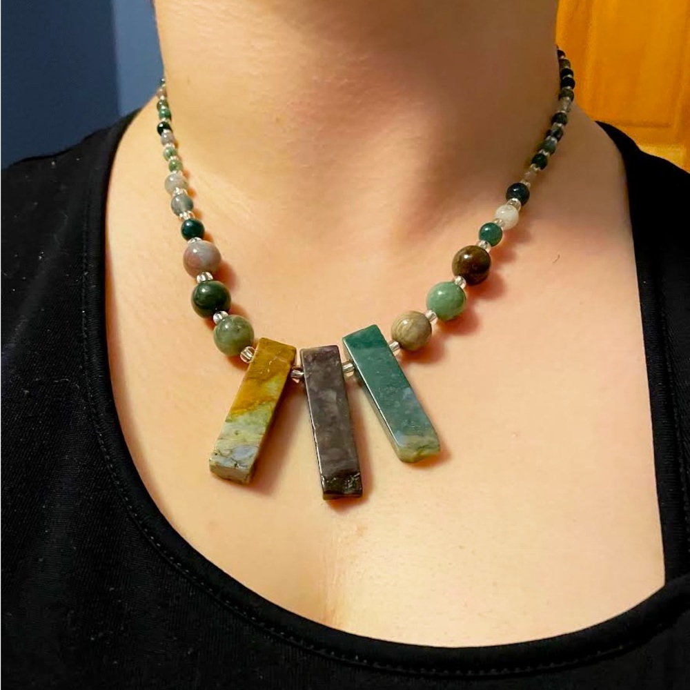 ✨Handmade Jasper Necklace✨